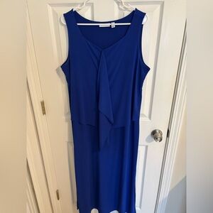 Susan Graver Royal Blue High Low Dress - Large